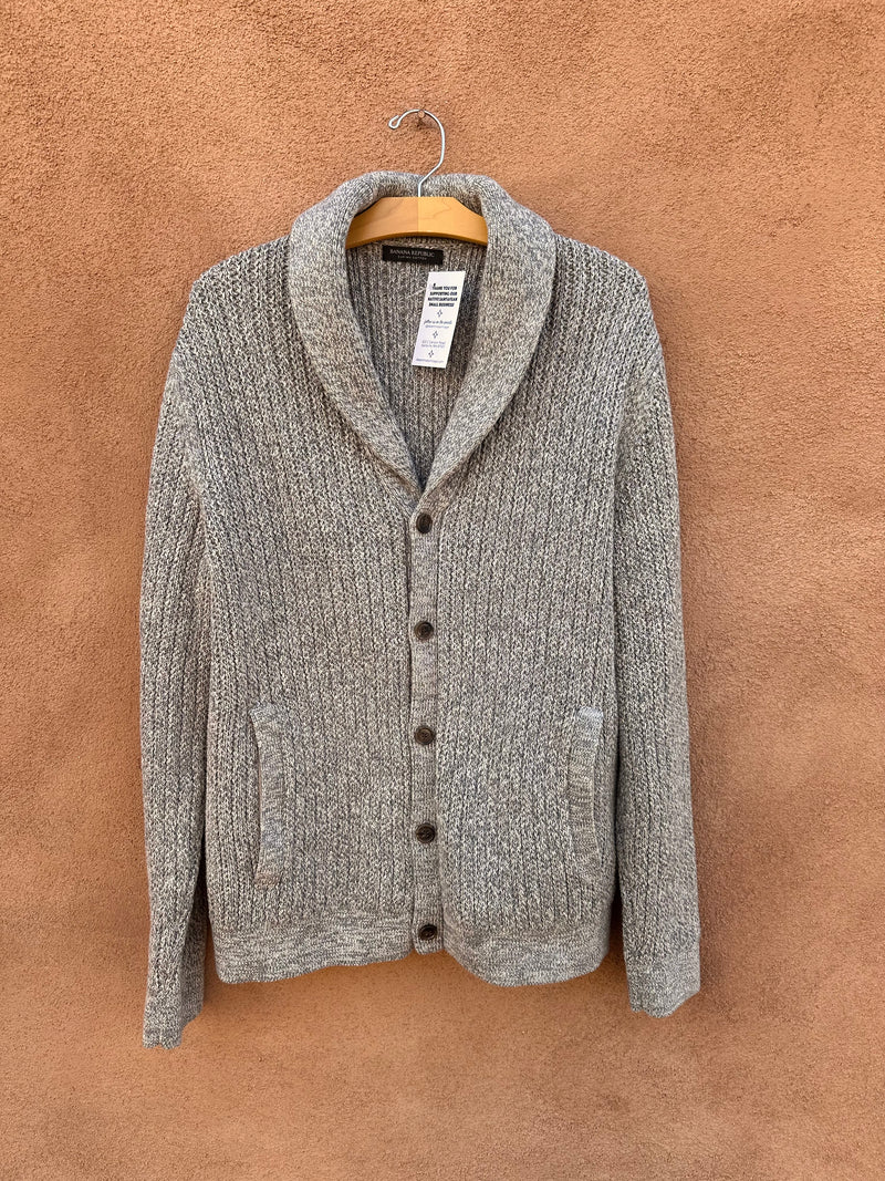 Gray Banana Republic Cardigan Sweater