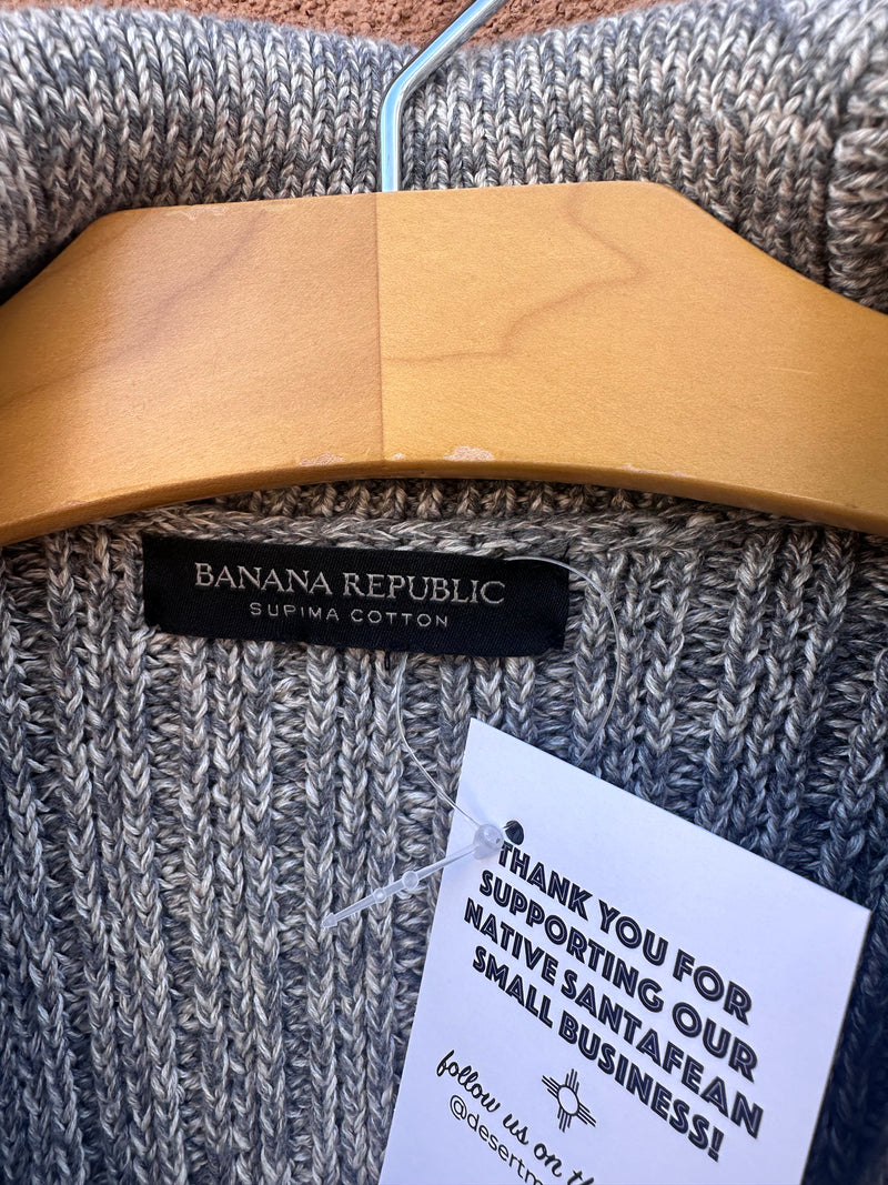 Gray Banana Republic Cardigan Sweater