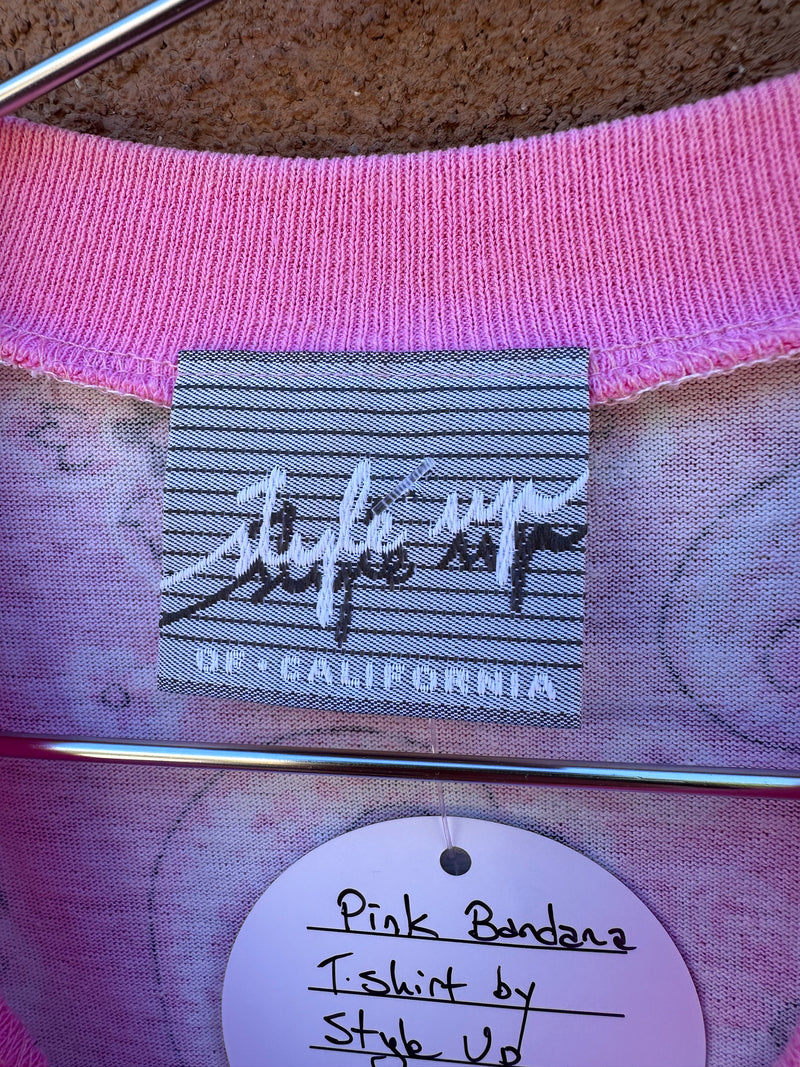 Pink Bandana T-shirt by Style Up