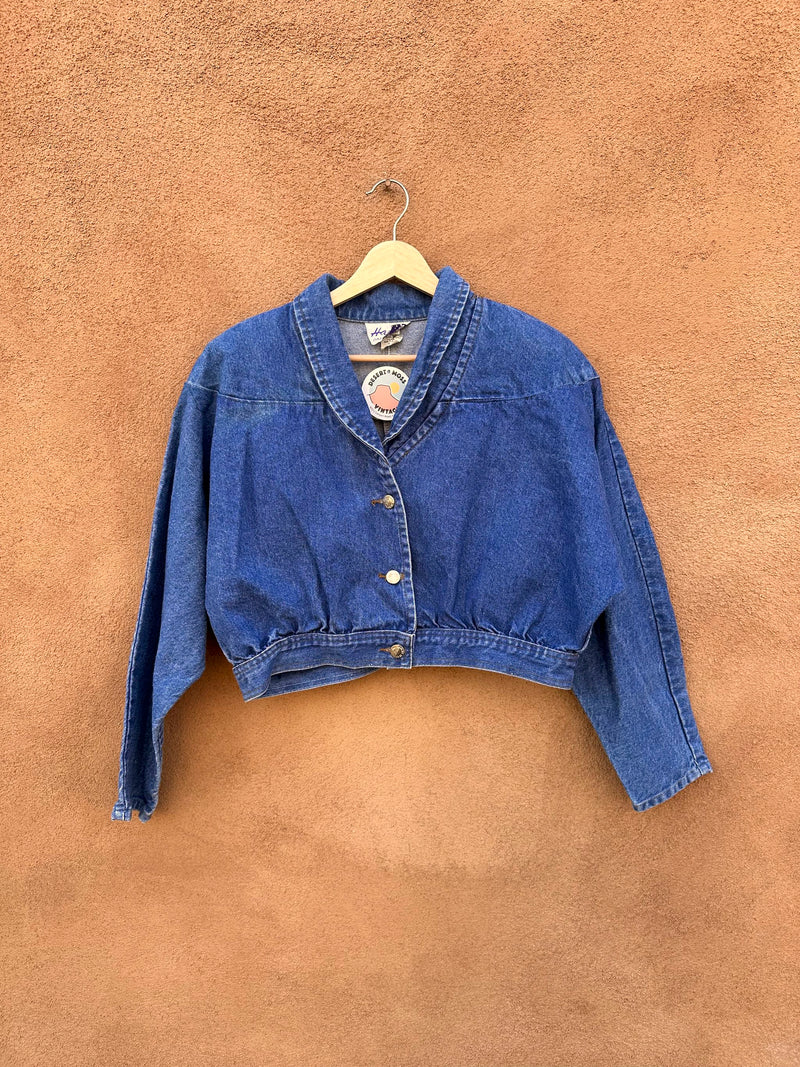 Hanna Casual Cropped Denim Jacket