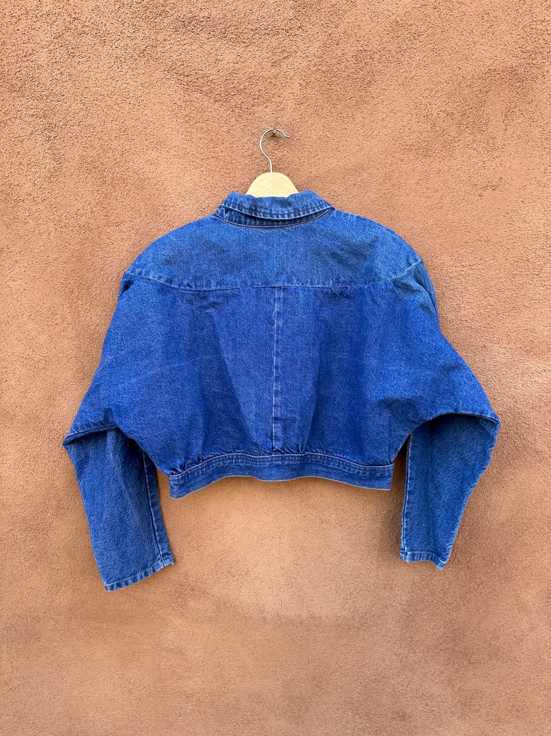 Hanna Casual Cropped Denim Jacket