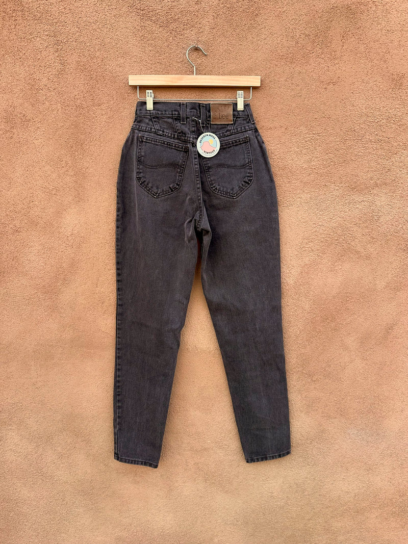 90's Lee Riveted Black Jeans, w: 24