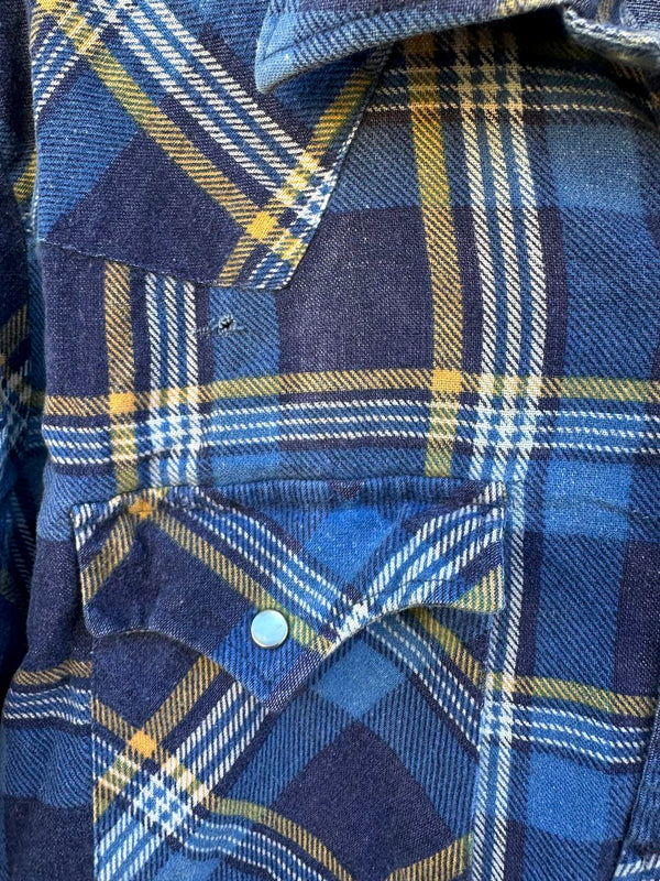 Authentic Western Youngbloods Pearl Snap Flannel Shirt