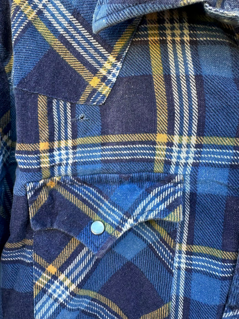 Authentic Western Youngbloods Pearl Snap Flannel Shirt