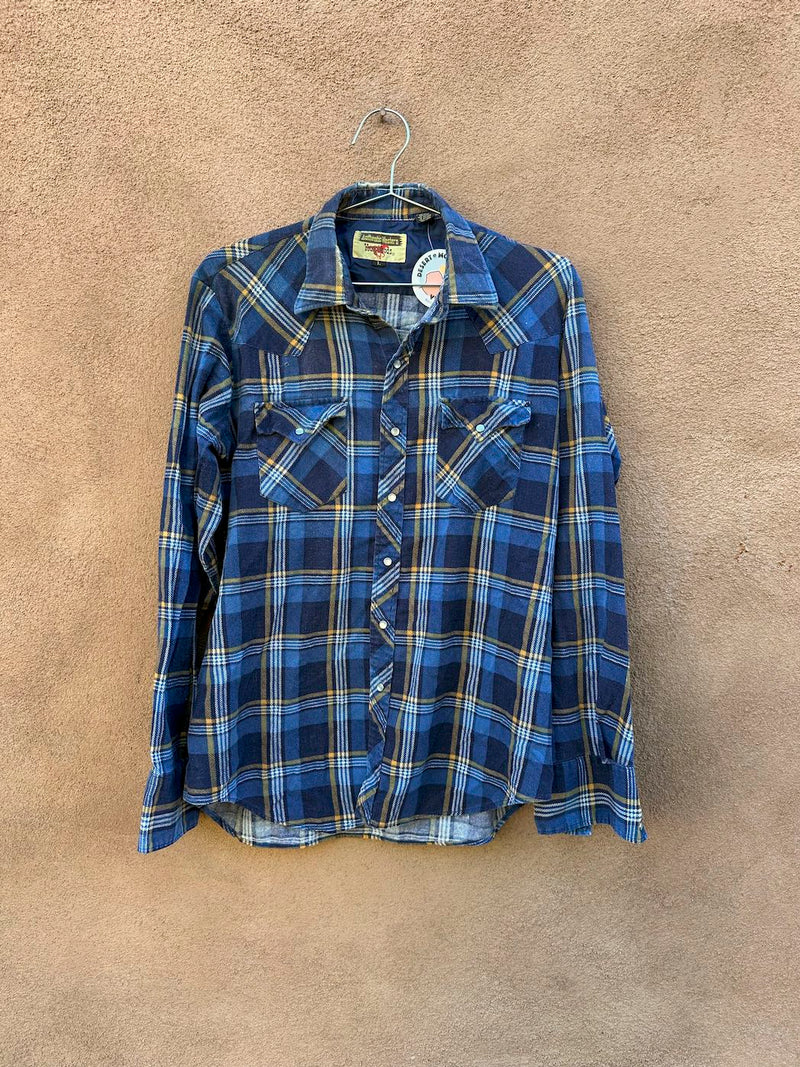 Authentic Western Youngbloods Pearl Snap Flannel Shirt