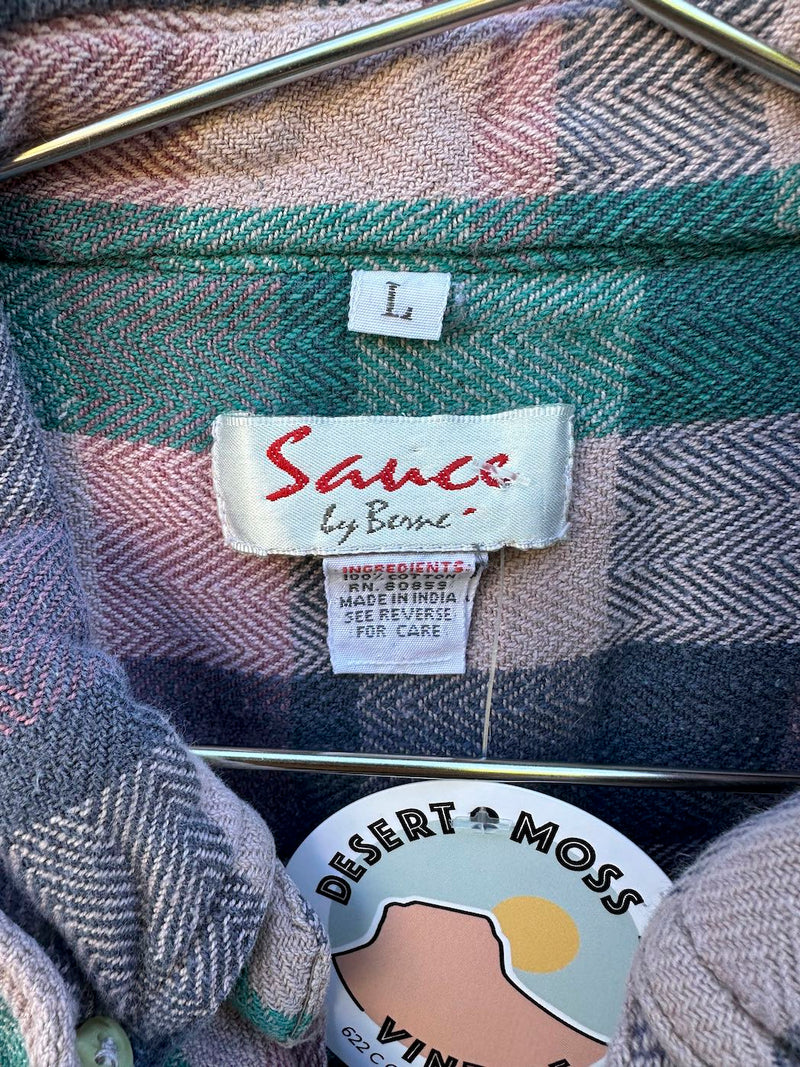 Sauce by Berne Plaid Flannel Shirt - as is