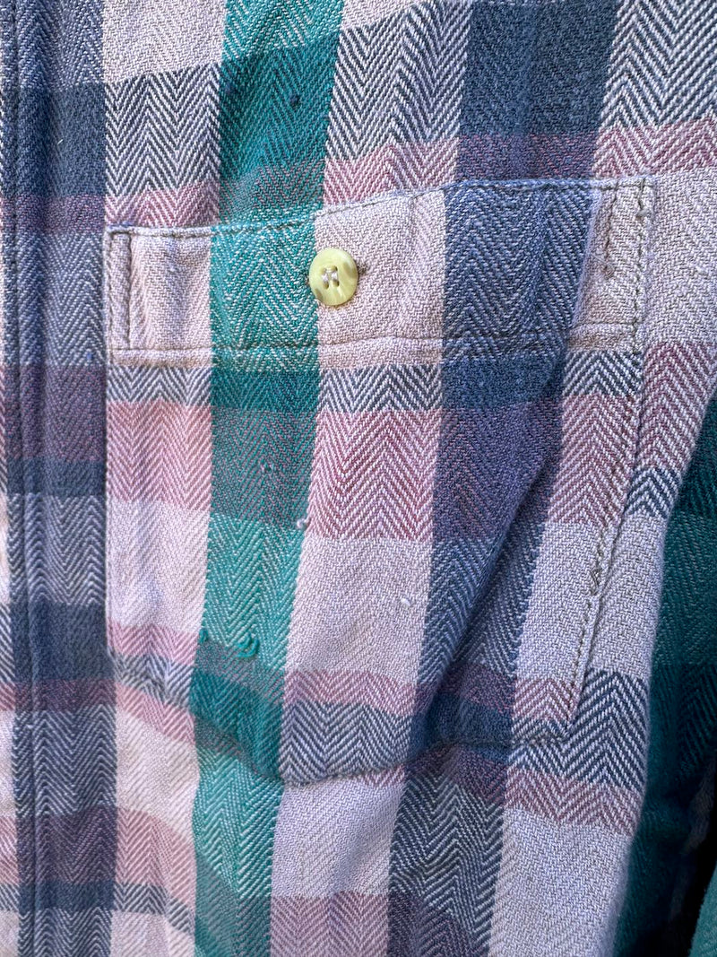 Sauce by Berne Plaid Flannel Shirt - as is