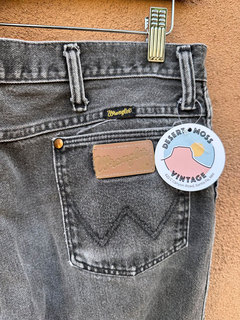 Faded Black Wrangler Jeans 36 x 32