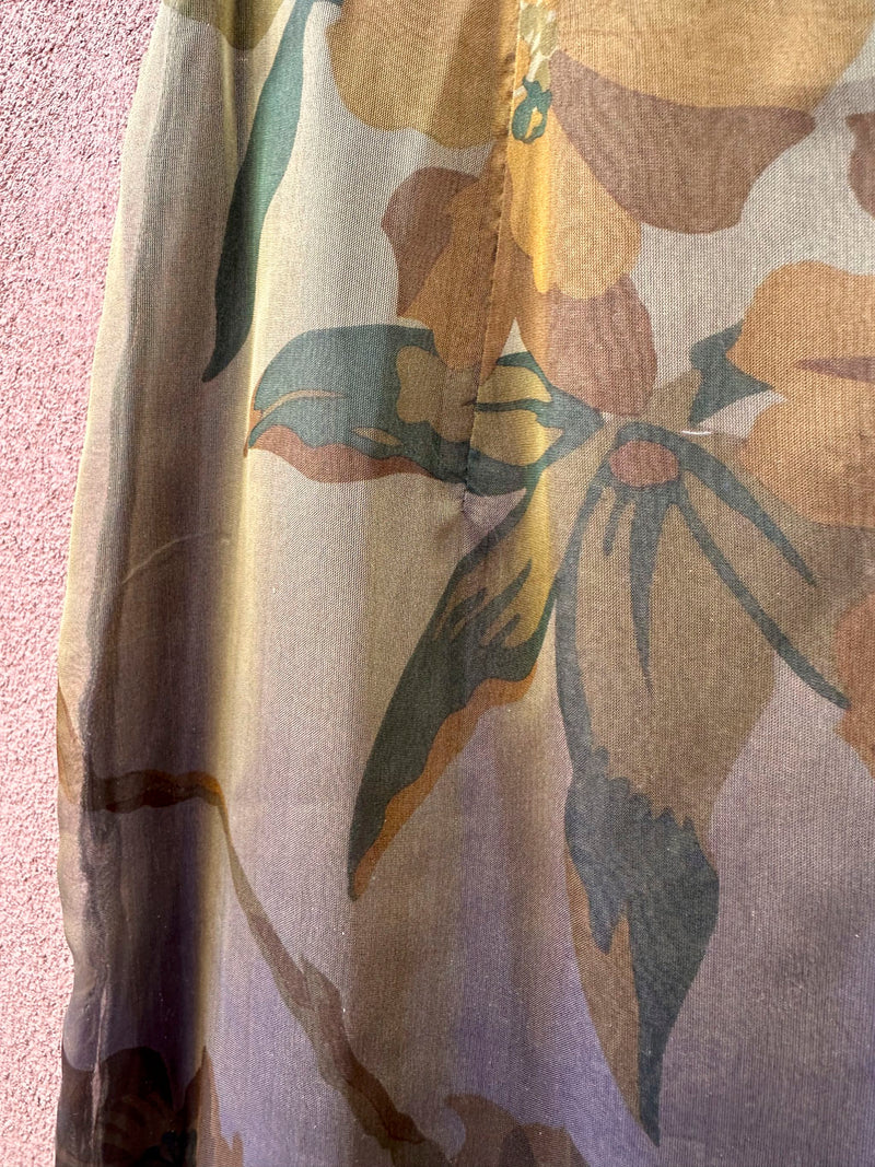 Sheer Floral Banana Republic Skirt, 6
