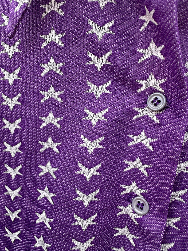 1960's Bobbie Brooks Purple Go Go Dress with Stars