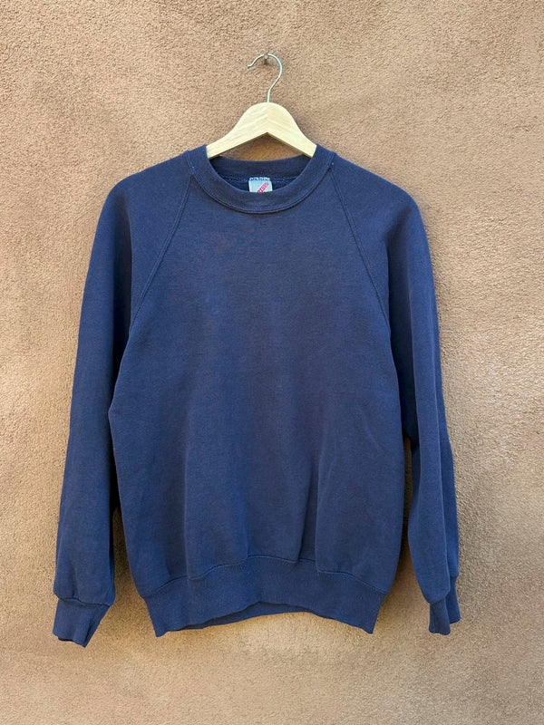 Navy Blue Jerzees Raglan Sweatshirt