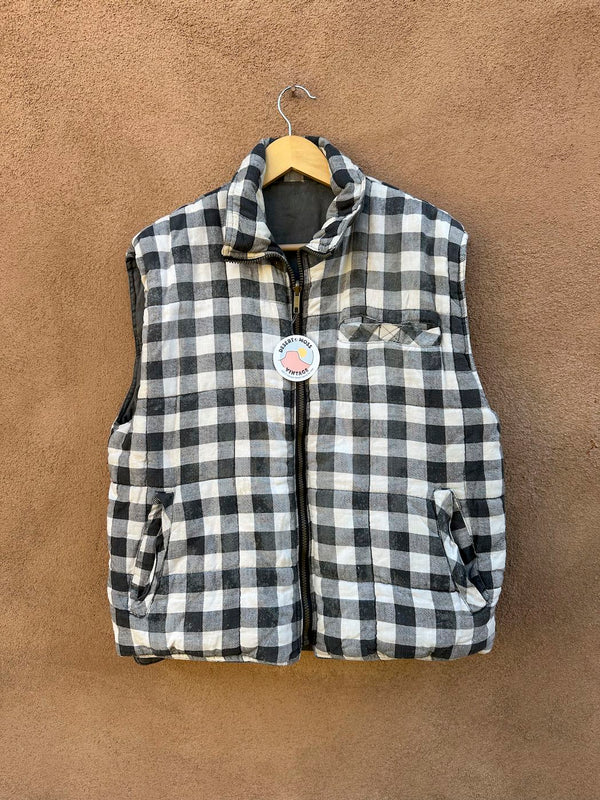 80's Branded Lion Reversible Vest M/L - as is