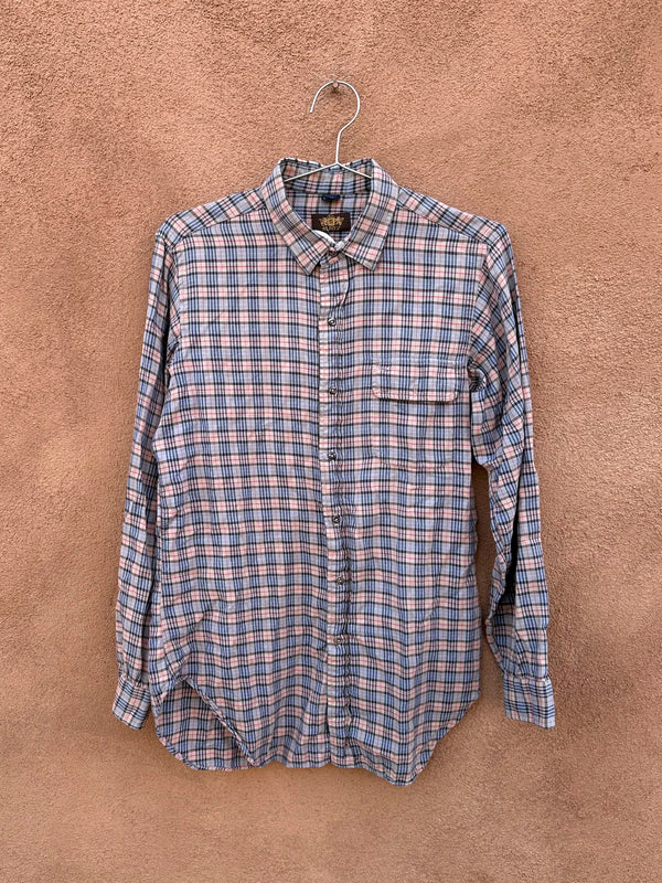 1980's Alan's Plaid Shirt Cotton/Wool Blend