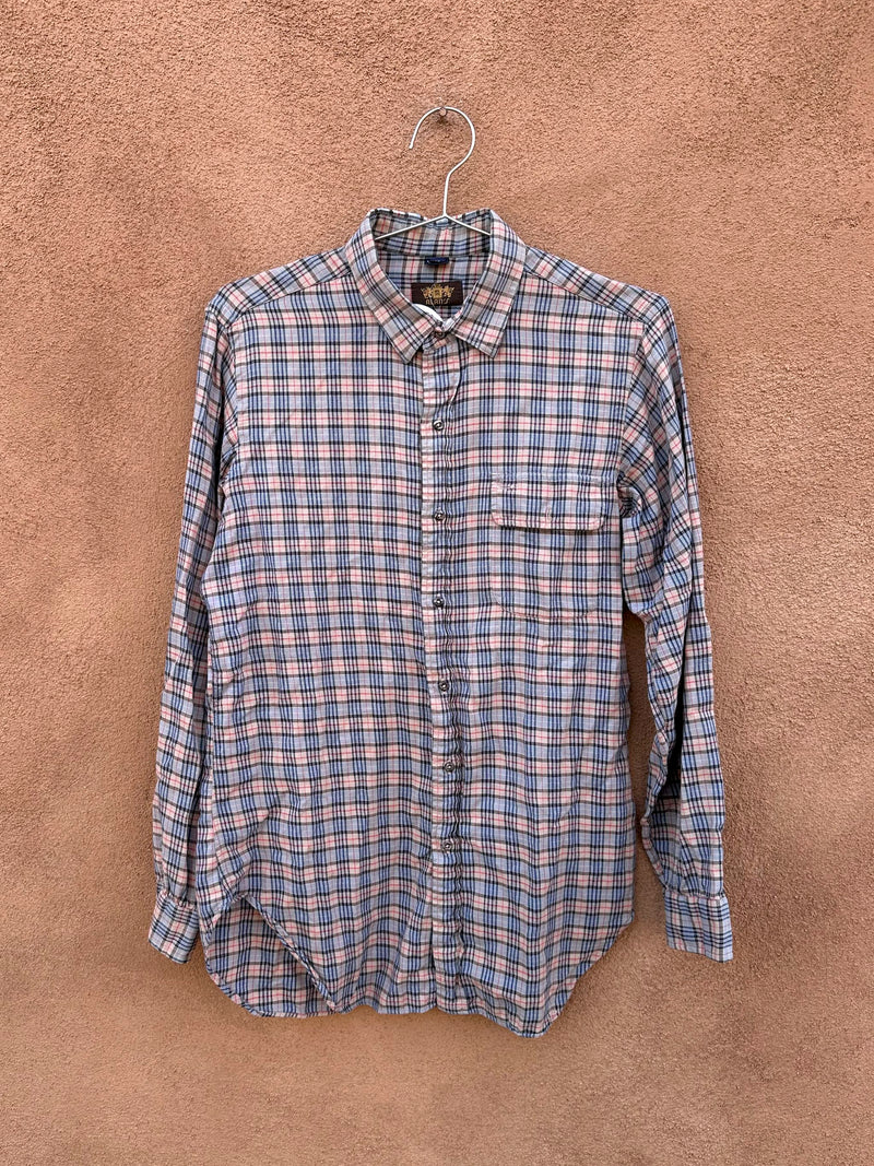 1980's Alan's Plaid Shirt Cotton/Wool Blend