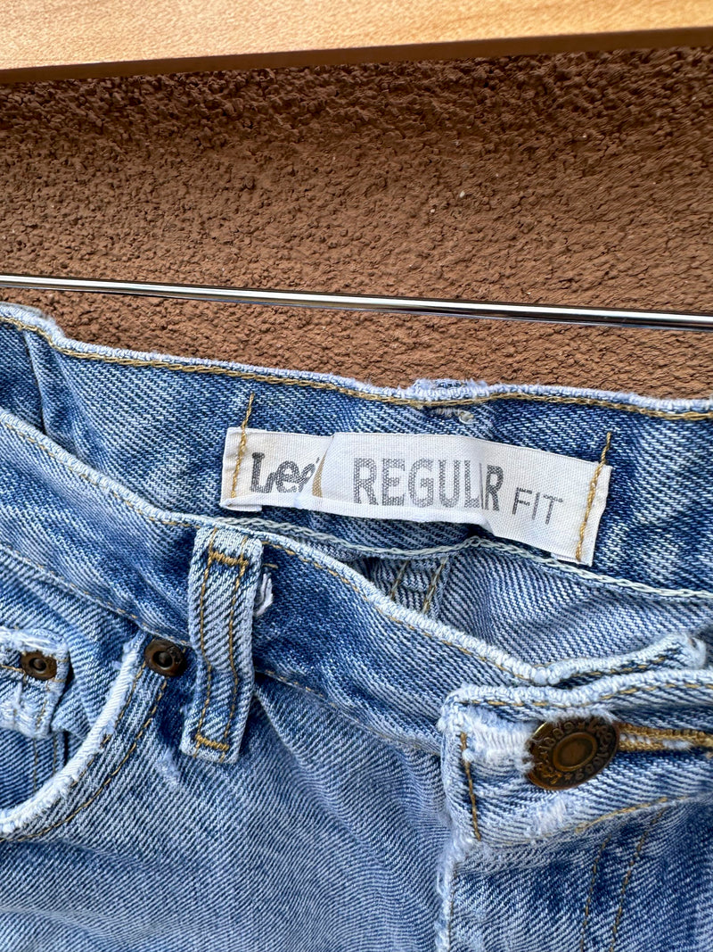 Distressed Lee Jeans 33 x 32