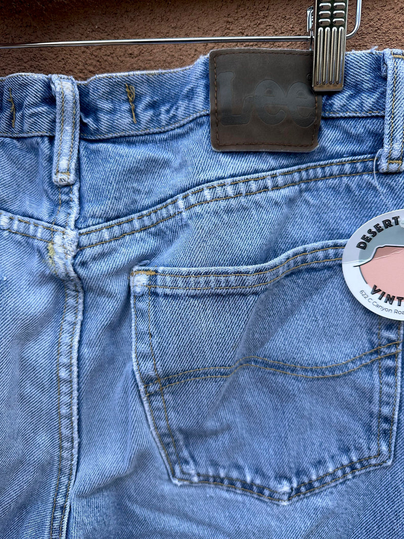 Distressed Lee Jeans 33 x 32