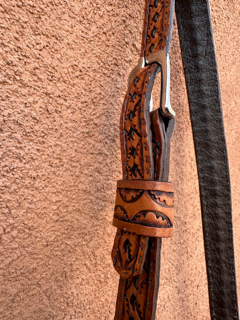 1970's Tooled & Embossed Leather Purse with Thistle