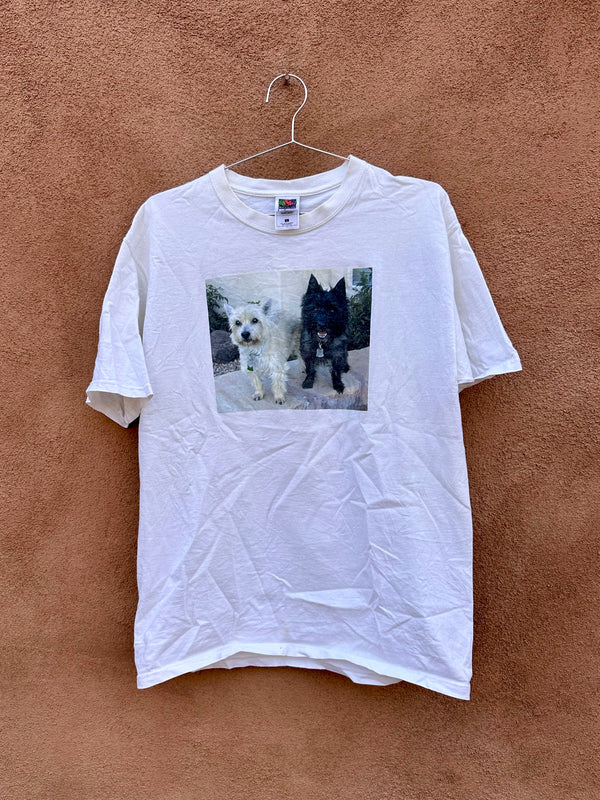 Black & White Terrier T-shirt