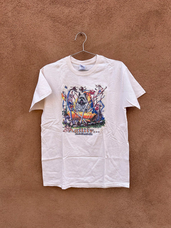 Terrier Agility Addiction T-shirt