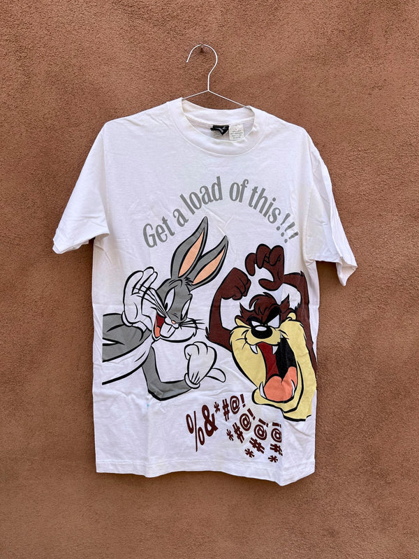 1995 Taz & Bugs Bunny "Get a Load of This!" T-shirt