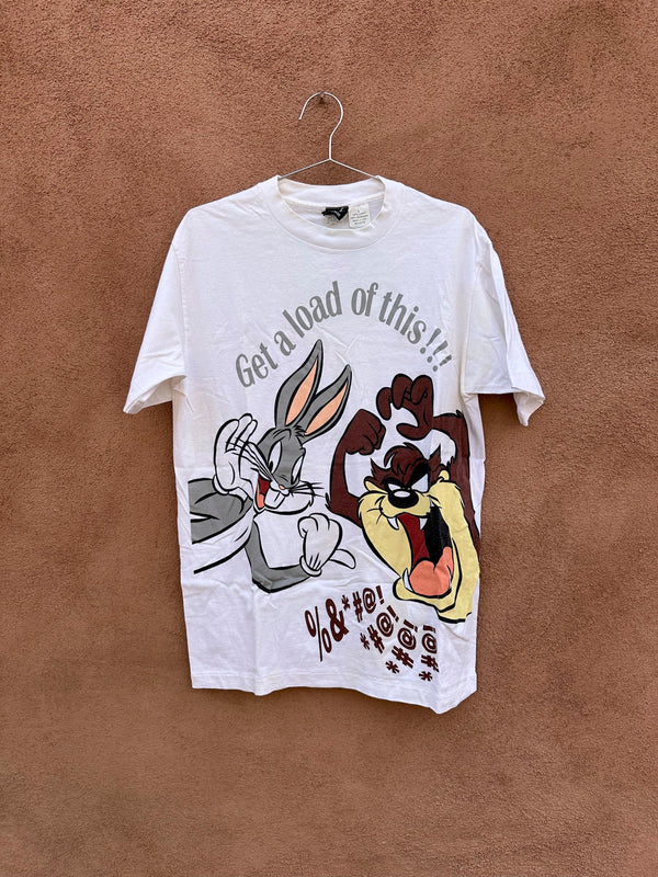 1995 Taz & Bugs Bunny "Get a Load of This!" T-shirt