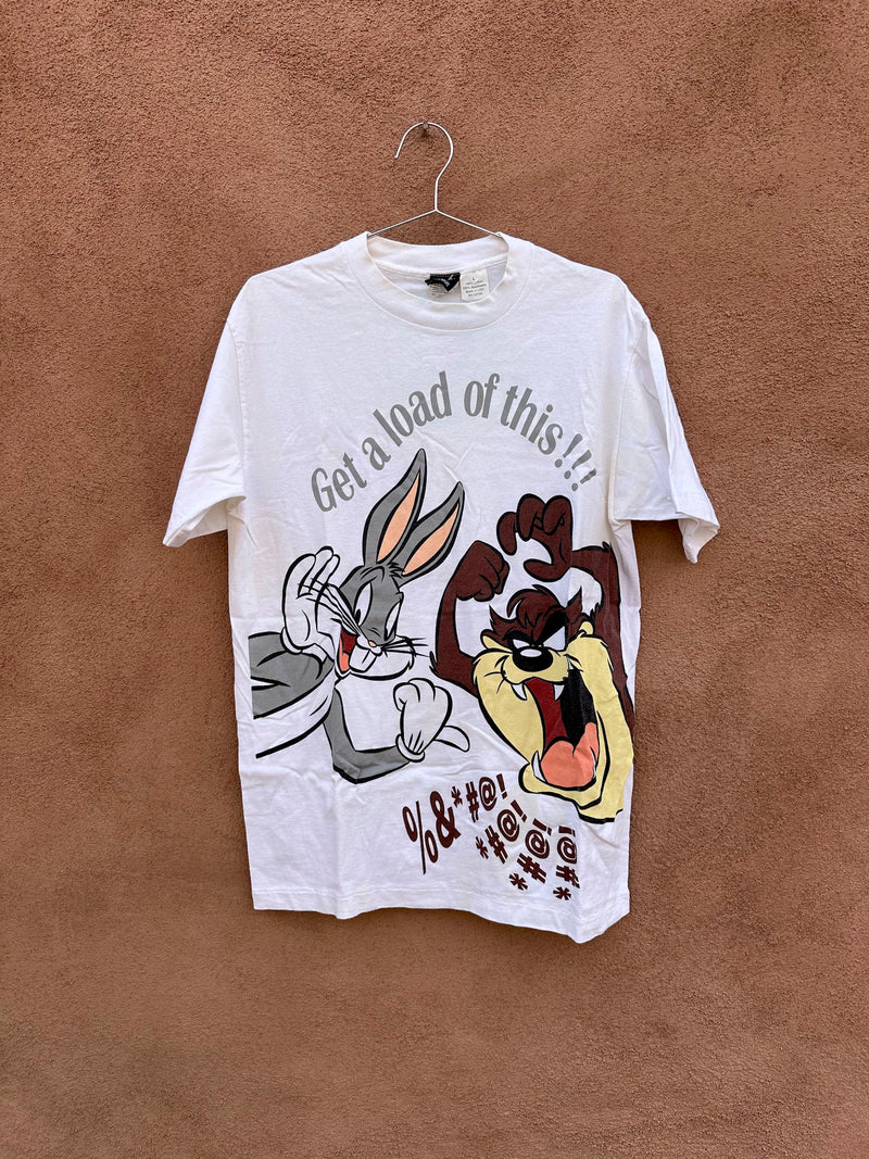 1995 Taz & Bugs Bunny "Get a Load of This!" T-shirt