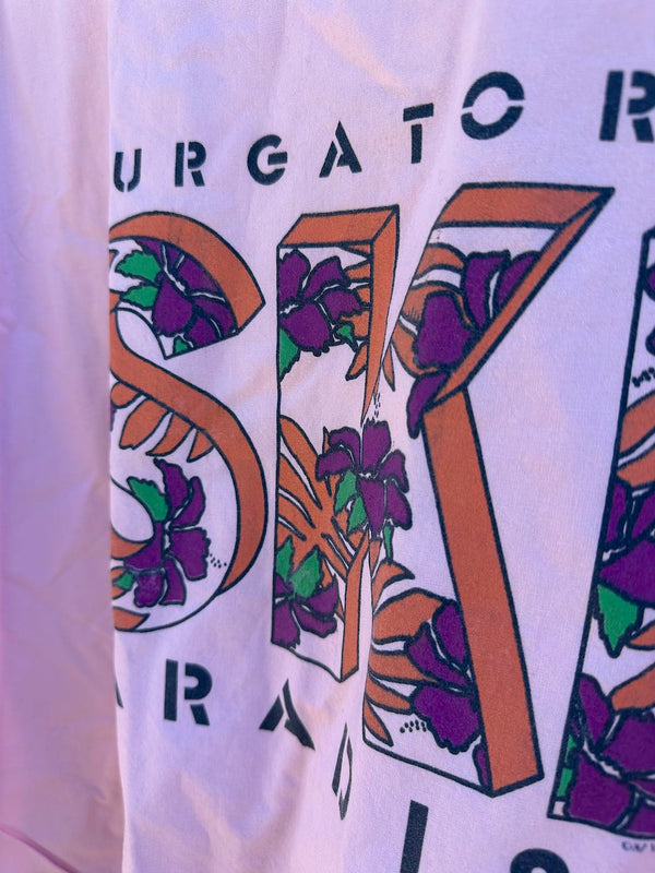 1987 Long Sleeve Pink Ski Purgatory Tee