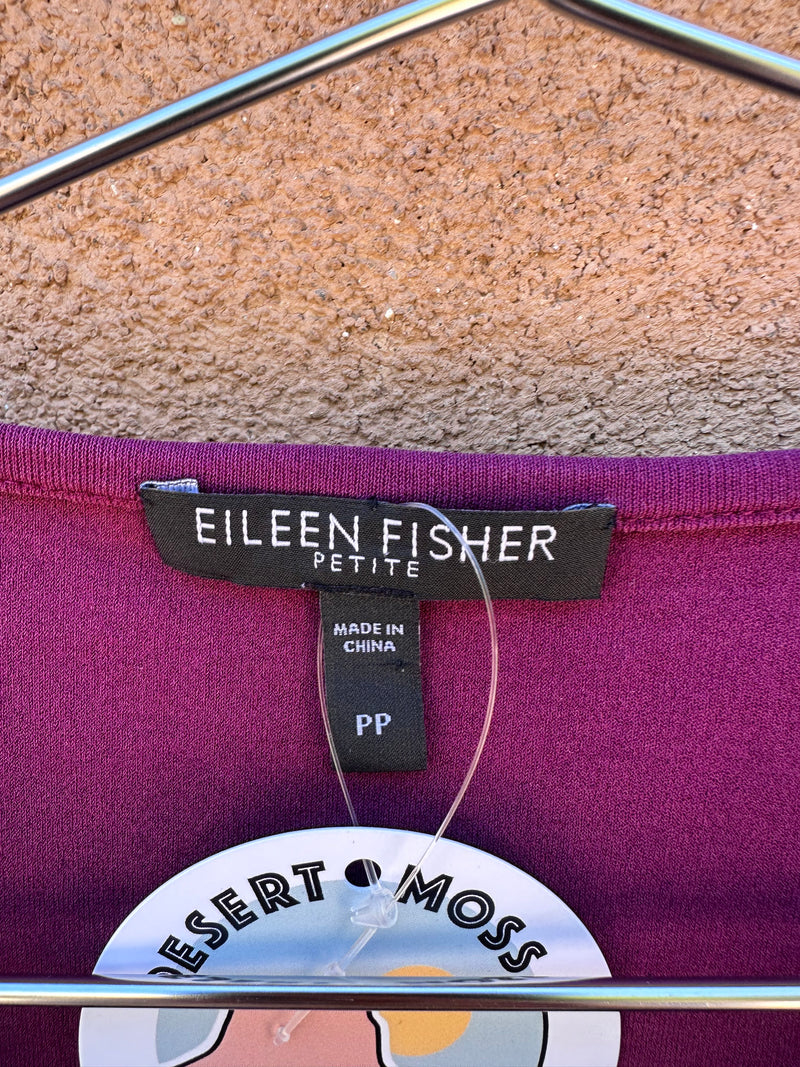 Purple Eileen Fisher Tank Top - Silk
