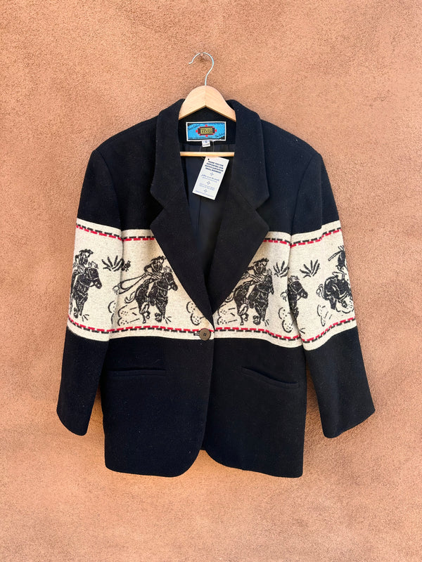 Maurizio Ramani Wool Blend Cowboy Blazer