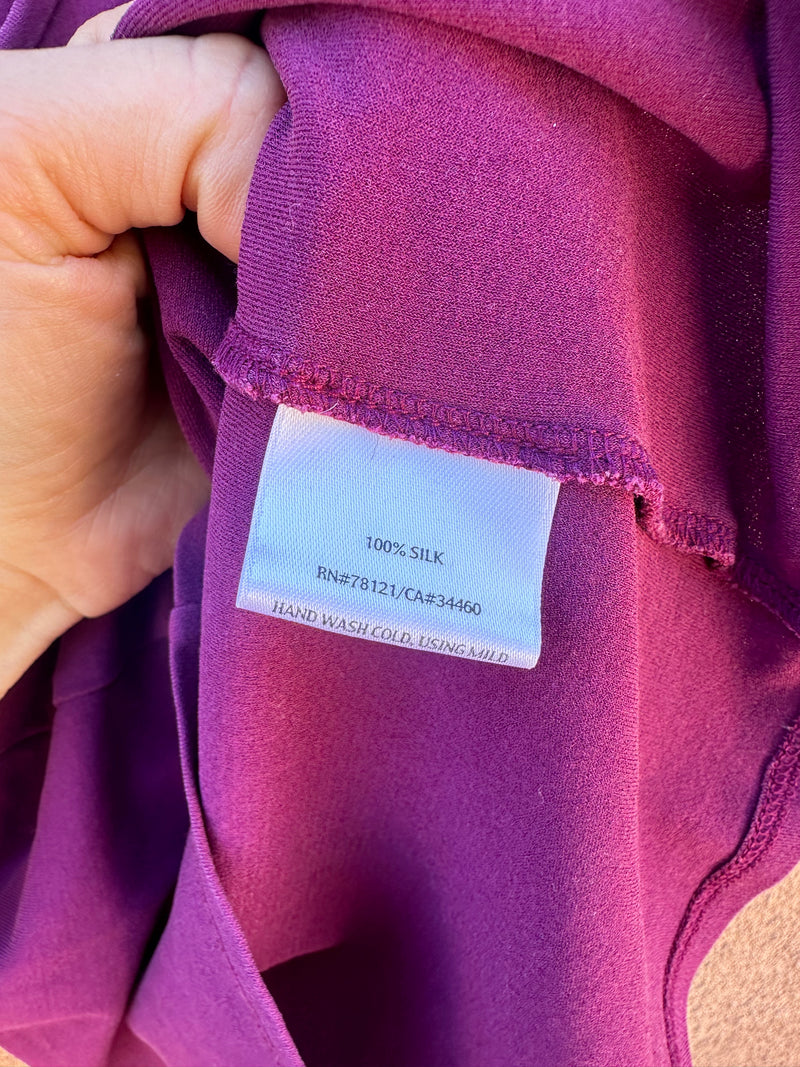 Purple Eileen Fisher Tank Top - Silk