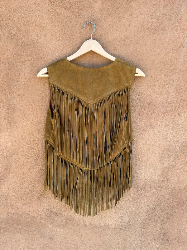Schott Rancher Fringe Suede Vest, USA