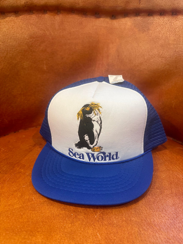 Deadstock Sea World Penguin Trucker Cap