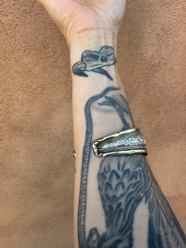 Tin Metal Cuff