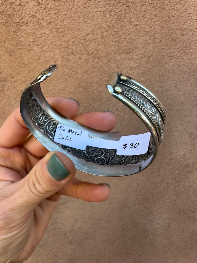 Tin Metal Cuff