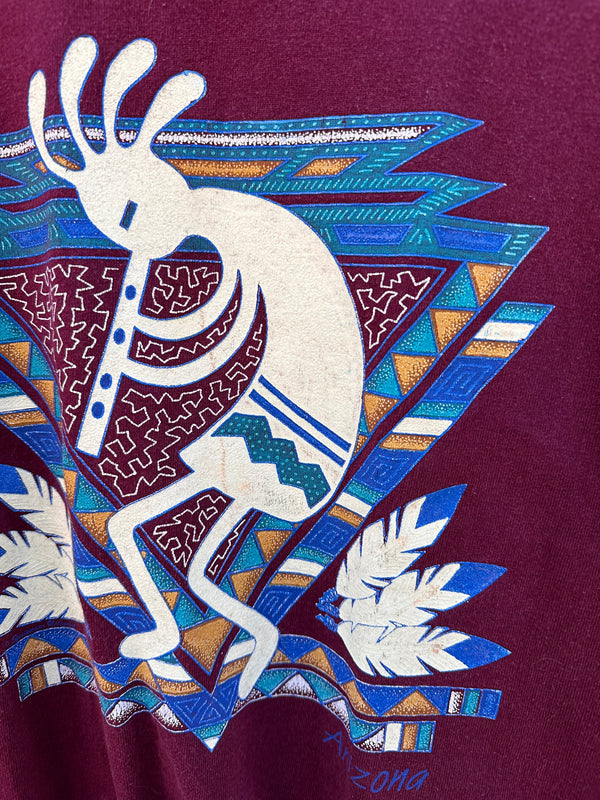 Maroon Kokopelli T-shirt