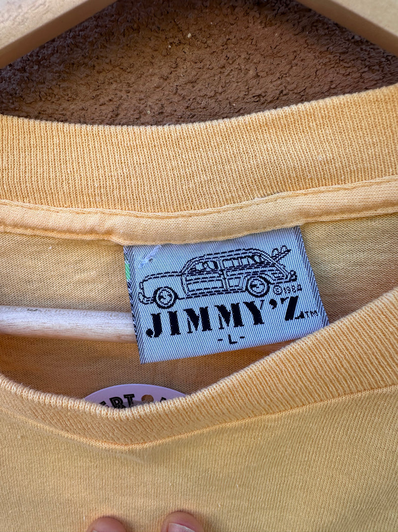 Yellow Jimmy'z Old School T-shirt