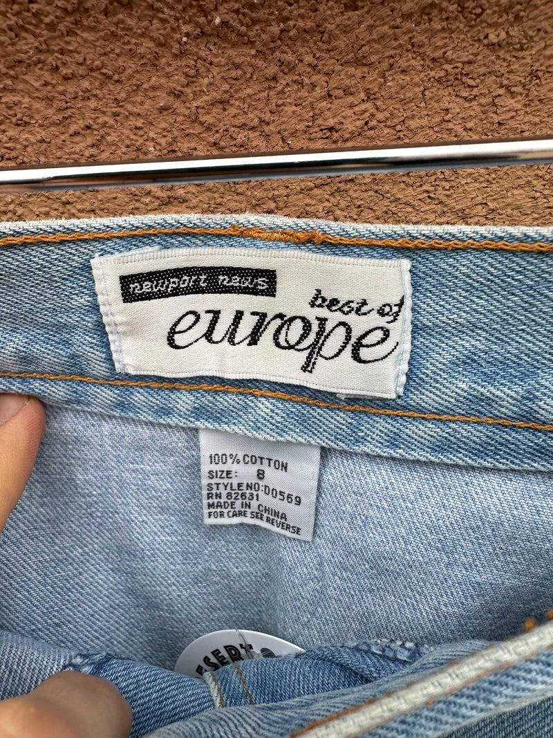 Newport News Denim Skirt, Best of Europe, 8