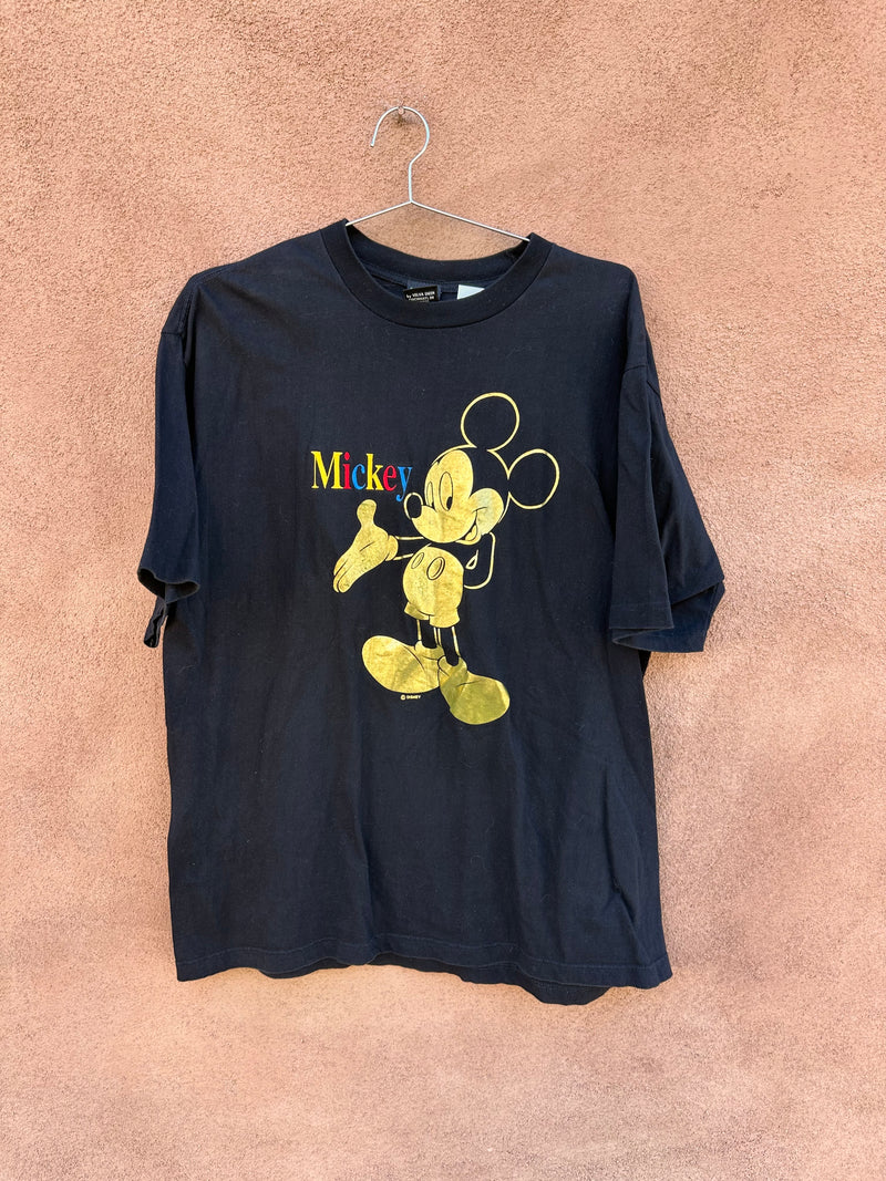 Gold Mickey Mouse T-shirt