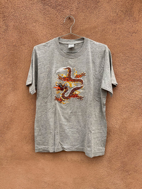 Embroidered Chinese Dragon T-shirt