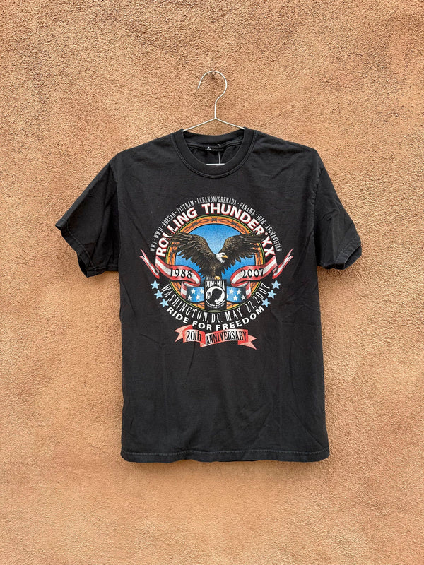 2007 Rolling Thunder Harley Davidson T-shirt