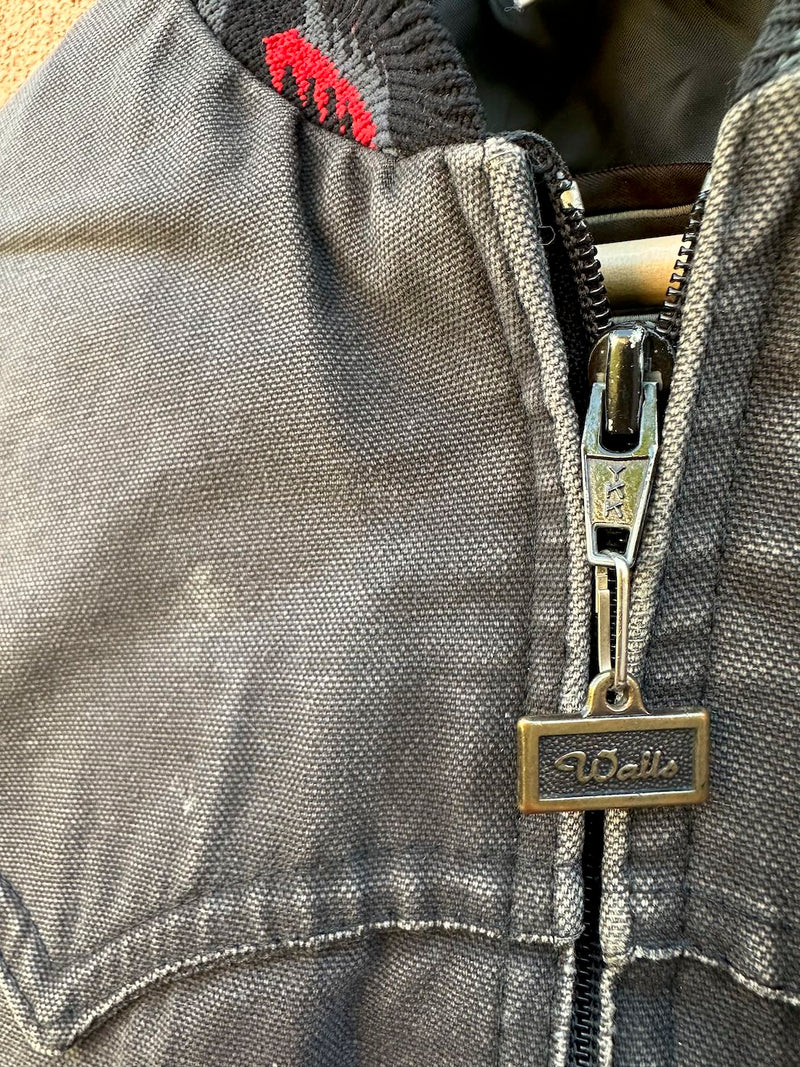 Walls Canvas Bomber with Southwestern Details - as is