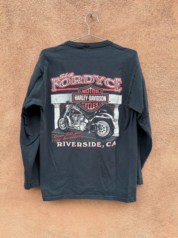 Skip Fordyce Harley Davidson Long Sleeve T-shirt