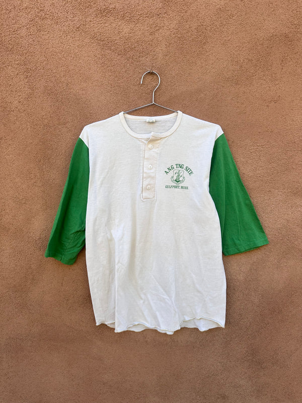 Air National Guard 3/4 Sleeve Henley
