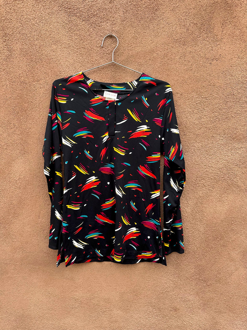 1980's Cos Cob Long Sleeve Blouse
