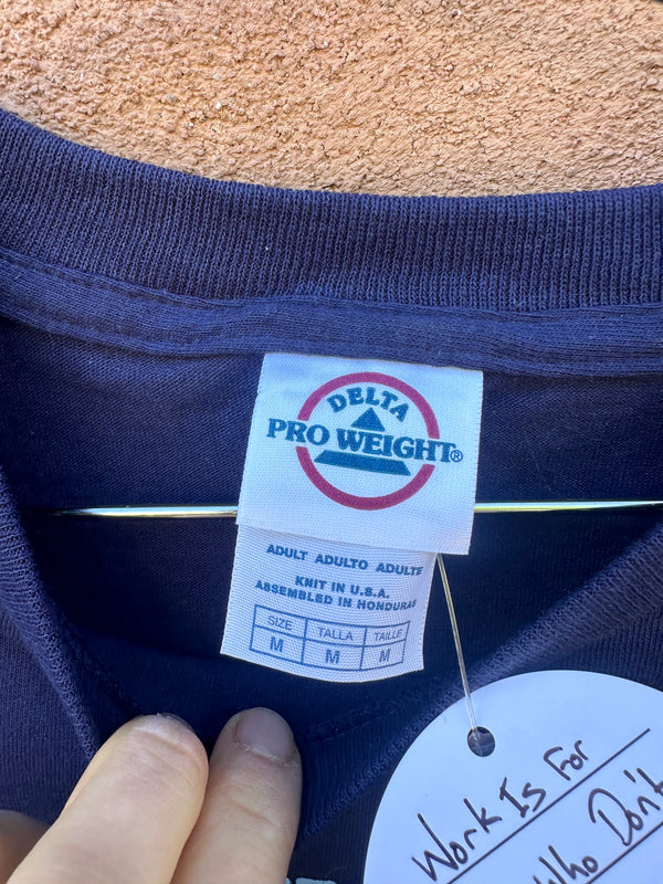 Work Is for People Who Don't Know How to Fish T-shirt