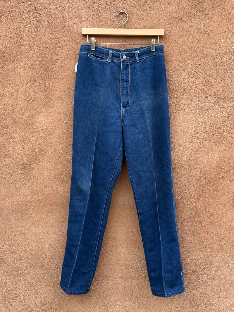1980's Gitano Jeans, Straight Leg, High-Waisted, w: 30