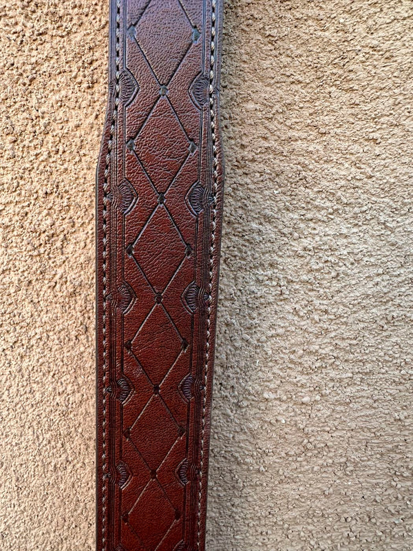 Arena Ace Embossed Leather Belt - XL