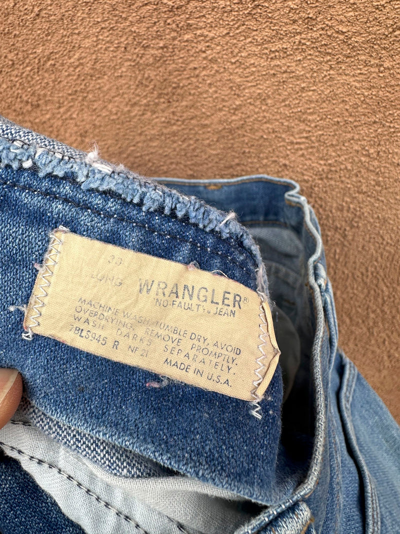 1970's Wrangler No Fault Jean Straight Leg, w: 29