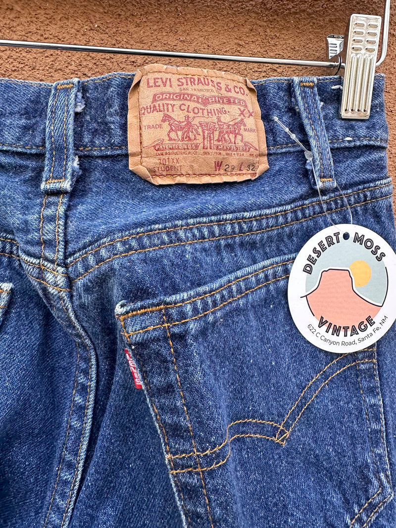 1980's Levi's 701XX Jeans 29 x 32