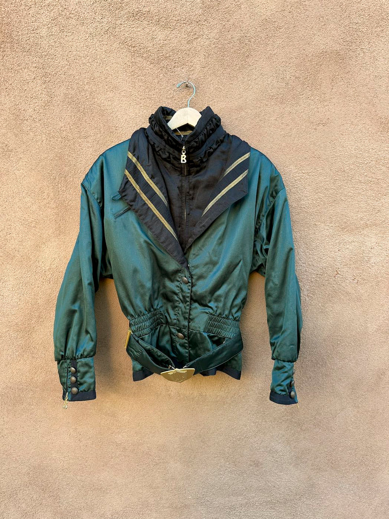 Emerald Green 90's Bogner Women's Ski Jacket, 10